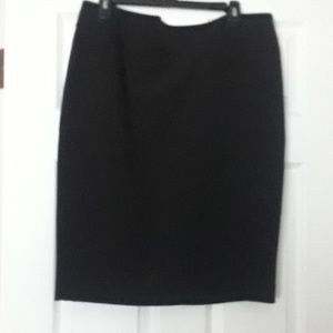 Black skirt lined